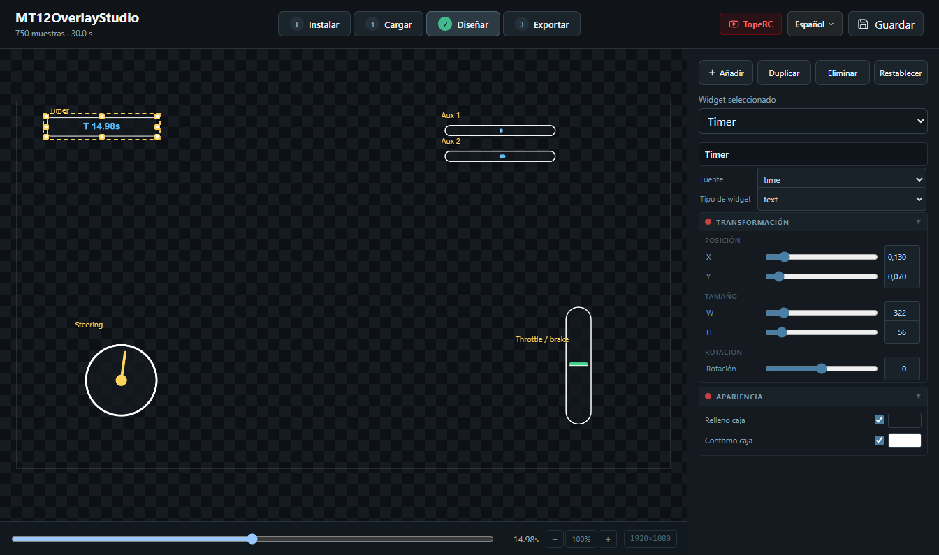 MT12OverlayStudio layout editor